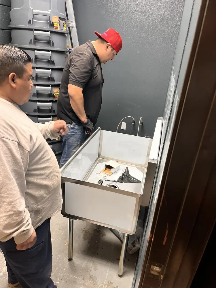 Commercial plumbing and sink installation in Atascosa
